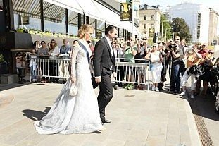 Ο πρίγκιπας Νικόλαος και η πριγκίπισσα Τατιάνα στο πριγκιπικό γάμο της Σουηδίας