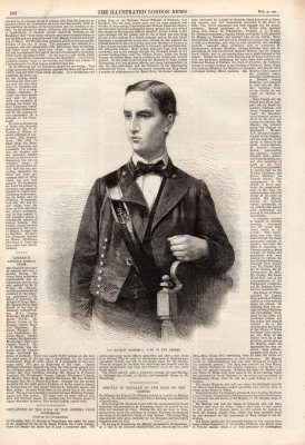 ILLUSTRATED LONDON NEWS (10-10-1863) H άφιξη του Γεωργίου στο Λονδίνο