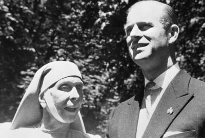 Prince Philip in Reunion with His Mother