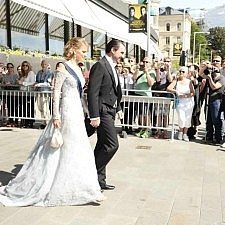 Ο πρίγκιπας Νικόλαος και η πριγκίπισσα Τατιάνα στο πριγκιπικό γάμο της Σουηδίας