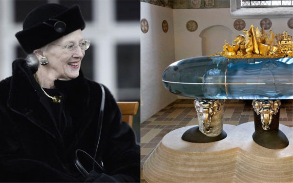 Η εντυπωσιακή σαρκοφάγος της Βασίλισσας Μαργκρέτε Β′ της Δανίας