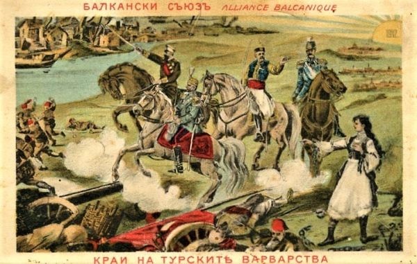 Η είσοδος της Ελλάδος στον Α' Βαλκανικό Πόλεμο μέσα από καρτ ποστάλ