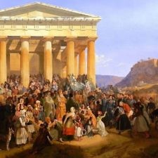 1η Δεκεμβρίου 1834: Η Αθήνα, Πρωτεύουσα του Ελληνικού Κράτους καλωσορίζει τον Βασιλιά Όθωνα.